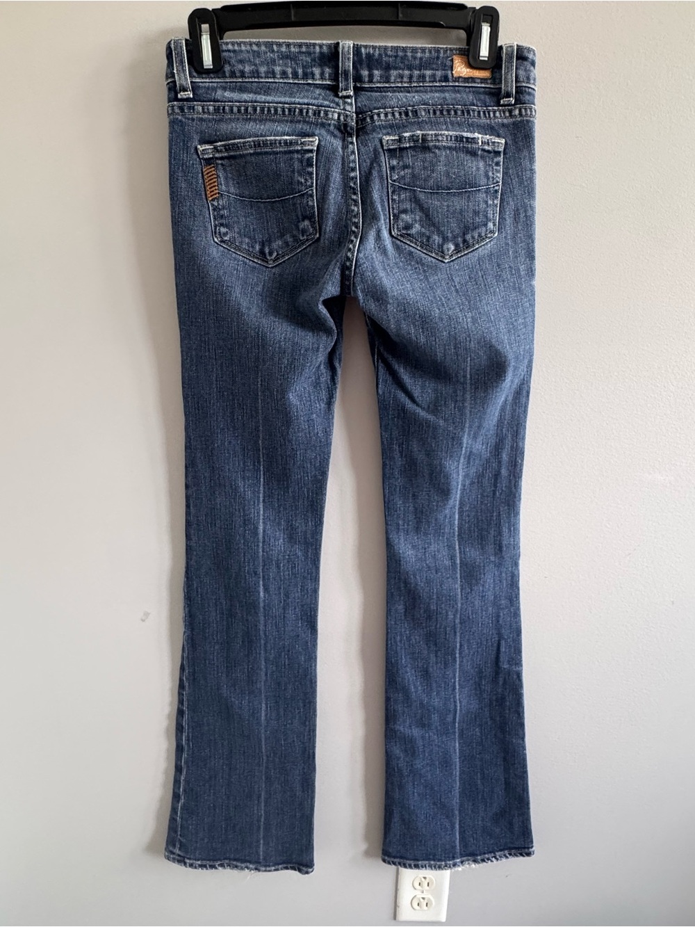 Paige Laurel Canyon Bootcut Jeans Women’s 26 Medium Wash Stretch USA - Picture 3 of 6